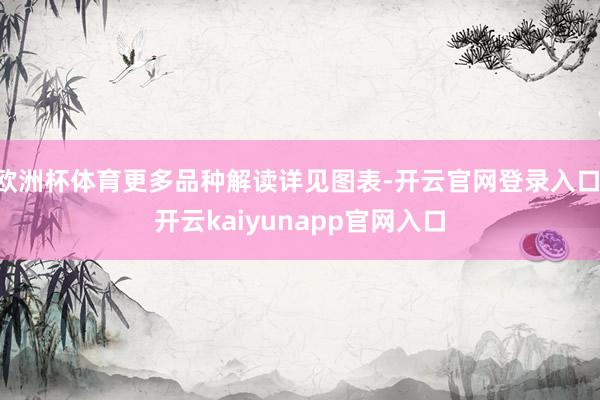 欧洲杯体育更多品种解读详见图表-开云官网登录入口 开云kaiyunapp官网入口