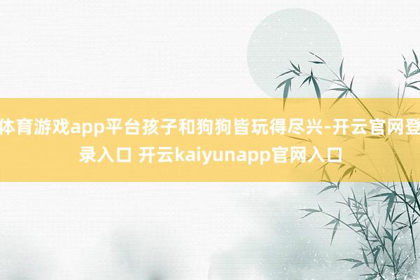 体育游戏app平台孩子和狗狗皆玩得尽兴-开云官网登录入口 开云kaiyunapp官网入口