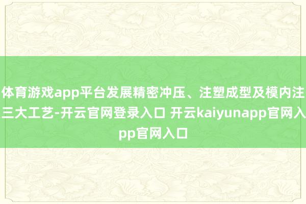 体育游戏app平台发展精密冲压、注塑成型及模内注塑三大工艺-开云官网登录入口 开云kaiyunapp官网入口